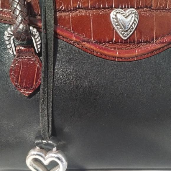 Brighton Vintage Classic Mini Two Tone Satchel Bag - Picture 4 of 11